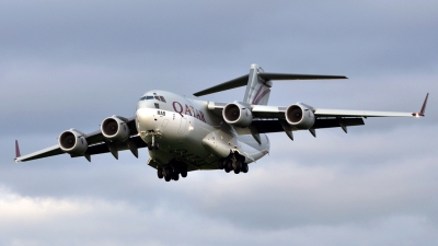 Photo ID 61750 by Mike Hopwood. Qatar Emiri Air Force Boeing C 17A Globemaster III, A7 MAB