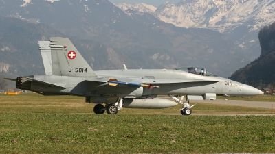 Photo ID 60929 by Rob Hendriks. Switzerland Air Force McDonnell Douglas F A 18C Hornet, J 5014