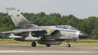 Photo ID 60882 by Rob Hendriks. Germany Air Force Panavia Tornado IDS, 45 91
