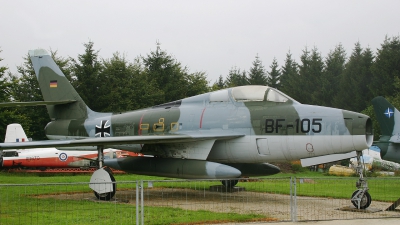 Photo ID 62477 by Rob Hendriks. Germany Air Force Republic F 84F Thunderstreak, BF 105