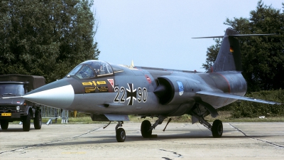 Photo ID 60986 by Joop de Groot. Germany Air Force Lockheed F 104G Starfighter, 22 90