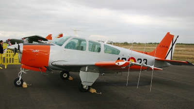 Photo ID 62053 by Rob Hendriks. Spain Air Force Beech E 24A Bonanza F33C, E 24A 16