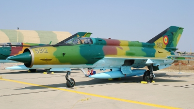 Photo ID 63213 by Rob Hendriks. Romania Air Force Mikoyan Gurevich MiG 21MF Lancer A, 5912