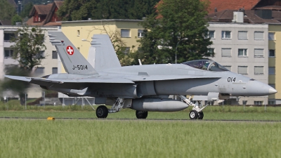 Photo ID 63324 by Andreas Weber. Switzerland Air Force McDonnell Douglas F A 18C Hornet, J 5014