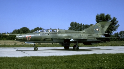 Photo ID 63844 by Joop de Groot. Hungary Air Force Mikoyan Gurevich MiG 21UM, 17
