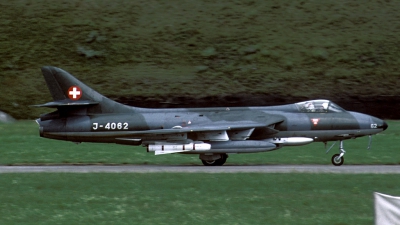 Photo ID 64269 by Joop de Groot. Switzerland Air Force Hawker Hunter F58, J 4062