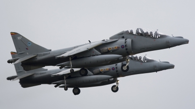 Photo ID 64680 by Tom Gibbons. UK Air Force British Aerospace Harrier T 12, ZH659