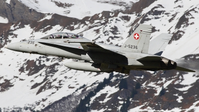 Photo ID 65351 by Patricie Vesela. Switzerland Air Force McDonnell Douglas F A 18D Hornet, J 5236