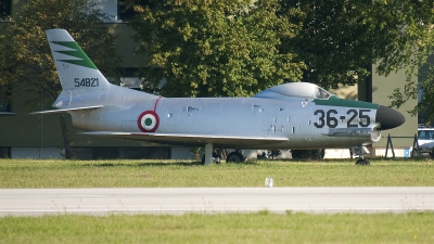 Photo ID 66270 by Jörg Pfeifer. Italy Air Force North American F 86K Sabre, MM55 4818
