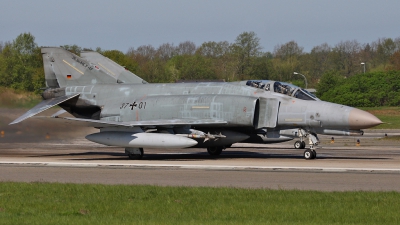 Photo ID 66996 by Mick Balter - mbaviation-images. Germany Air Force McDonnell Douglas F 4F Phantom II, 37 01