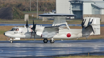 Photo ID 67396 by Andreas Zeitler - Flying-Wings. Japan Air Force Grumman E 2C Hawkeye, 54 3457
