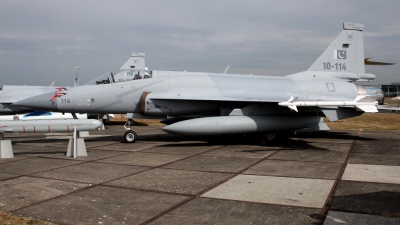 Photo ID 67320 by John Higgins. Pakistan Air Force Pakistan Aeronautical Complex JF 17 Thunder, 10 114