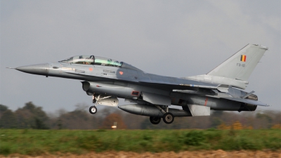Photo ID 67486 by PAUL CALLAGHAN. Belgium Air Force General Dynamics F 16BM Fighting Falcon, FB 10