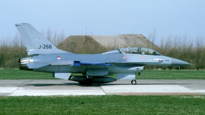 Photo ID 67604 by Joop de Groot. Netherlands Air Force General Dynamics F 16B Fighting Falcon, J 266