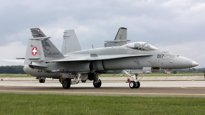 Photo ID 67987 by Gyula Rácz. Switzerland Air Force McDonnell Douglas F A 18C Hornet, J 5017