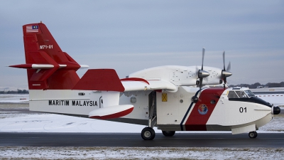 Photo ID 67936 by Barry Swann. Malaysia Maritime Enforcement Agency Canadair CL 415MP, M71 01