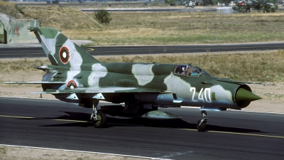 Photo ID 67994 by Joop de Groot. Bulgaria Air Force Mikoyan Gurevich MiG 21bis, 240