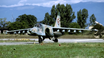 Photo ID 69008 by Joop de Groot. Bulgaria Air Force Sukhoi Su 25K, 240