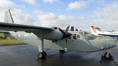 Photo ID 69094 by Ray McFadyen. UK Army Britten Norman Islander AL1 BN 2T, ZG848