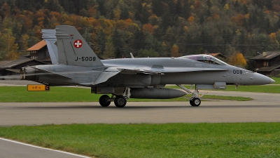 Photo ID 71424 by Martin Thoeni - Powerplanes. Switzerland Air Force McDonnell Douglas F A 18C Hornet, J 5008