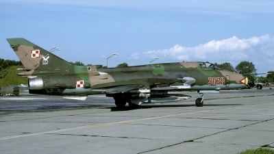 Photo ID 72788 by Joop de Groot. Poland Air Force Sukhoi Su 22M4 Fitter K, 3620