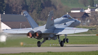 Photo ID 73178 by Andreas Weber. Switzerland Air Force McDonnell Douglas F A 18C Hornet, J 5007