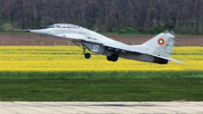 Photo ID 73839 by Georgi Petkov. Bulgaria Air Force Mikoyan Gurevich MiG 29UB 9 51, 12