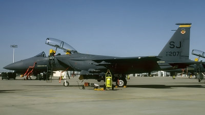 Photo ID 73698 by David F. Brown. USA Air Force McDonnell Douglas F 15E Strike Eagle, 87 0207