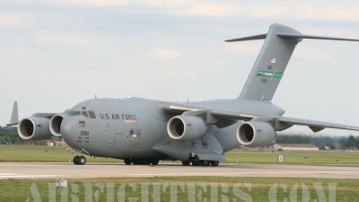 Photo ID 9299 by lee blake. USA Air Force Boeing C 17A Globemaster III, 00 0181