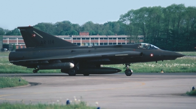 Photo ID 74275 by Arie van Groen. Denmark Air Force Saab RF35 Draken, AR 114