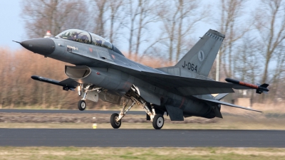Photo ID 75466 by Martijn Diks. Netherlands Air Force General Dynamics F 16BM Fighting Falcon, J 064