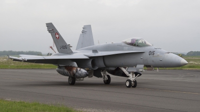 Photo ID 75548 by Niels Roman / VORTEX-images. Switzerland Air Force McDonnell Douglas F A 18C Hornet, J 5015