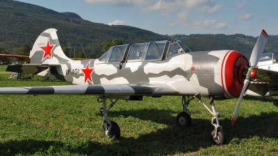 Photo ID 75935 by Martin Thoeni - Powerplanes. Private Private Yakovlev Yak 52 Bacau, LY AGI