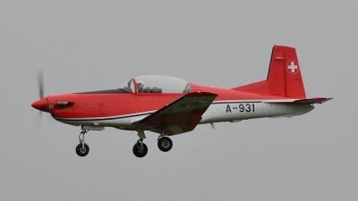 Photo ID 77895 by Martin Thoeni - Powerplanes. Switzerland Air Force Pilatus NCPC 7 Turbo Trainer, A 931