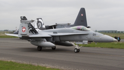 Photo ID 77651 by Niels Roman / VORTEX-images. Switzerland Air Force McDonnell Douglas F A 18C Hornet, J 5011