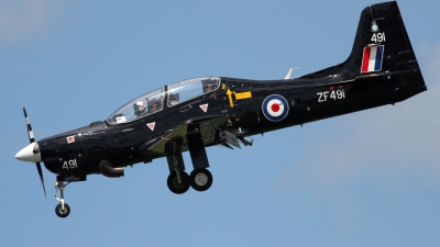 Photo ID 77718 by Jens Wiemann. UK Air Force Short Tucano T1, ZF491