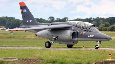 Photo ID 77951 by Rainer Mueller. Belgium Air Force Dassault Dornier Alpha Jet 1B, AT31