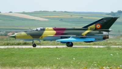 Photo ID 78950 by Horatiu Goanta. Romania Air Force Mikoyan Gurevich MiG 21M Lancer A, 3002