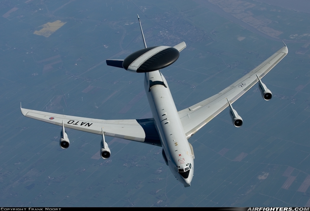Boeing E-3A Sentry In Flight