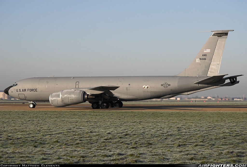 Photo ID 1207 by Matthew Clements. USA Air Force Boeing KC 135R Stratotanker 717 100, 91446