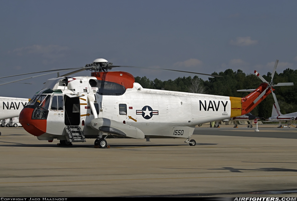 Photo ID 15157 by Jaco Haasnoot. USA Navy Sikorsky UH 3H Sea King, 151550