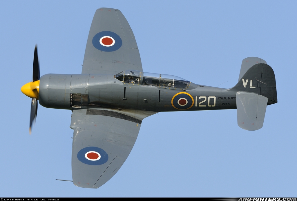 Photo ID 124751 by rinze de vries. Private Private Hawker Sea Fury T20, G RNHF