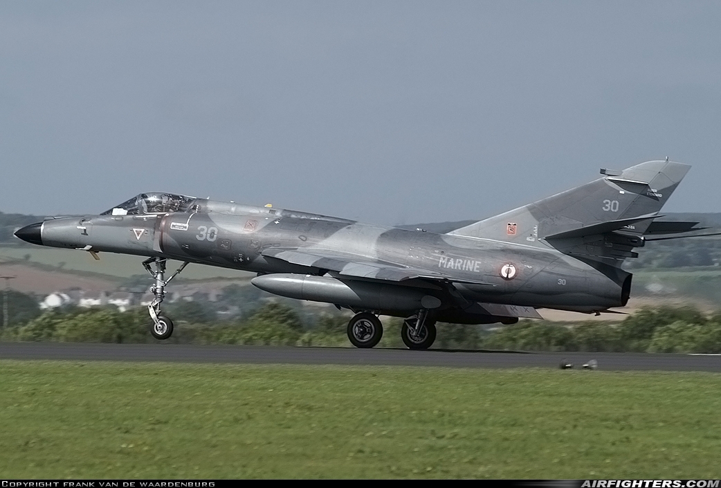 Photo ID 1633 by frank van de waardenburg. France Navy Dassault Super Etendard, 30