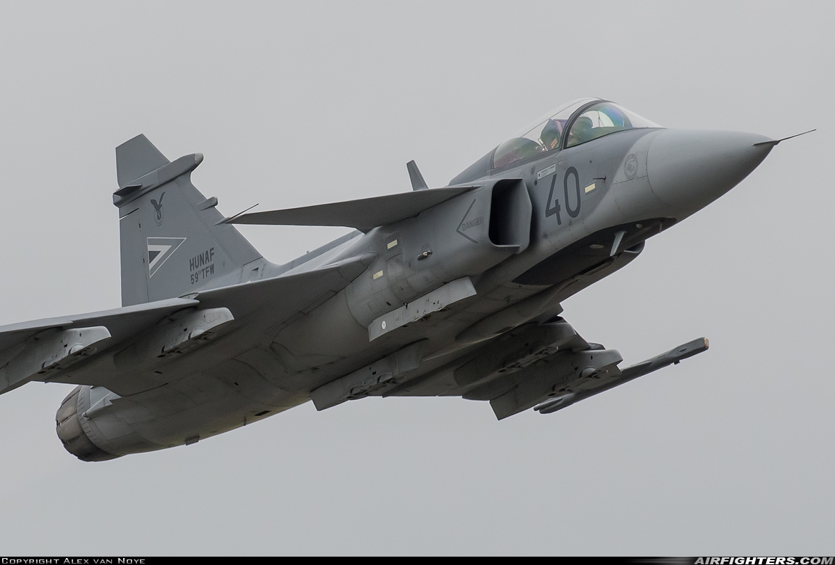 Indirect Bewustzijn vaas 40 | 39-311 | Saab JAS-39C Gripen | Hungary Air Force | Alex van Noye |  AIRFIGHTERS.COM