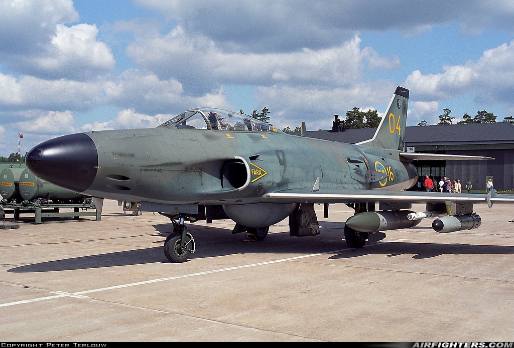 Photo ID 17224 by Peter Terlouw. Sweden Air Force Saab J32E Lansen, 32515