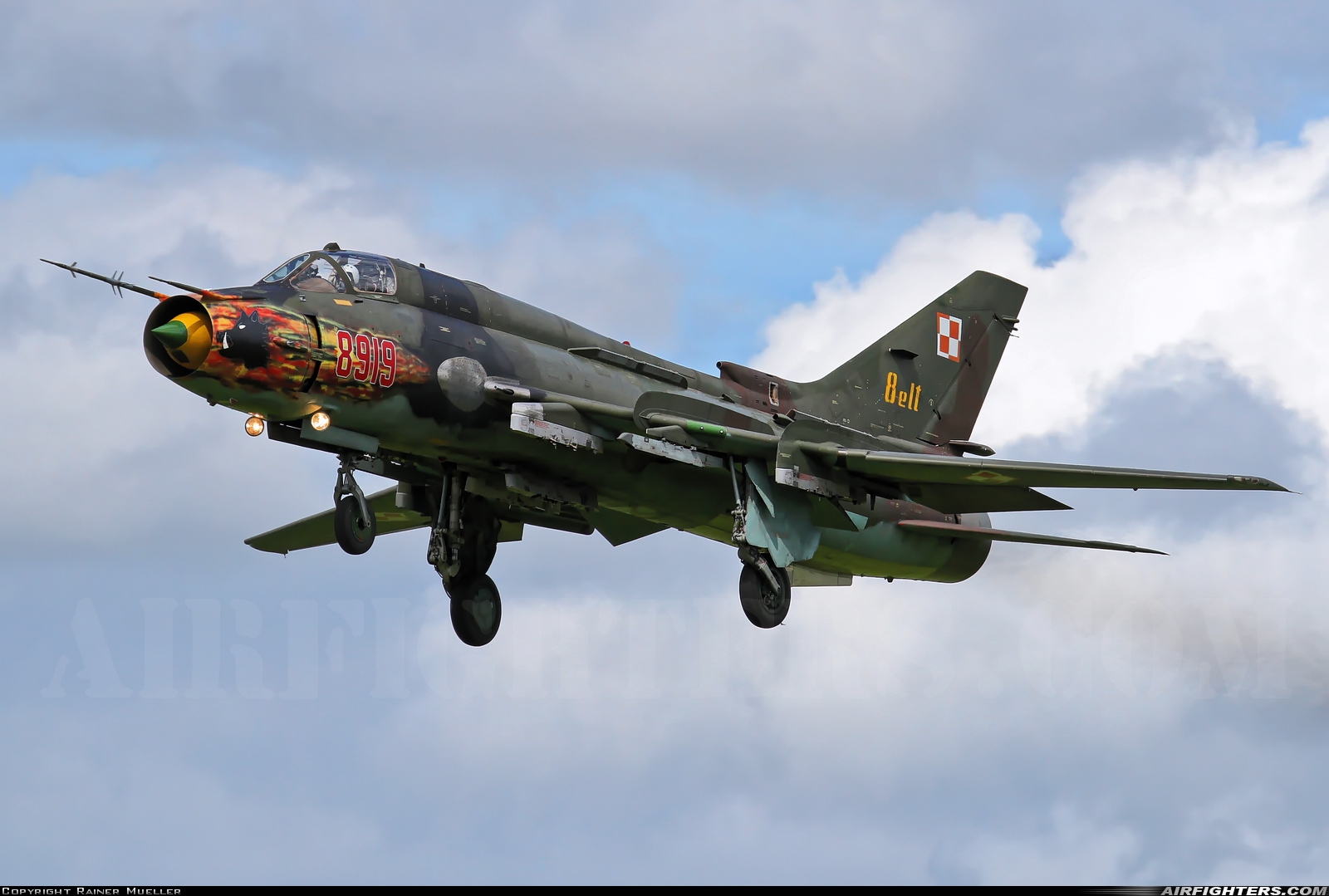 Photo ID 203034 by Rainer Mueller. Poland Air Force Sukhoi Su 22M4 Fitter K, 8919
