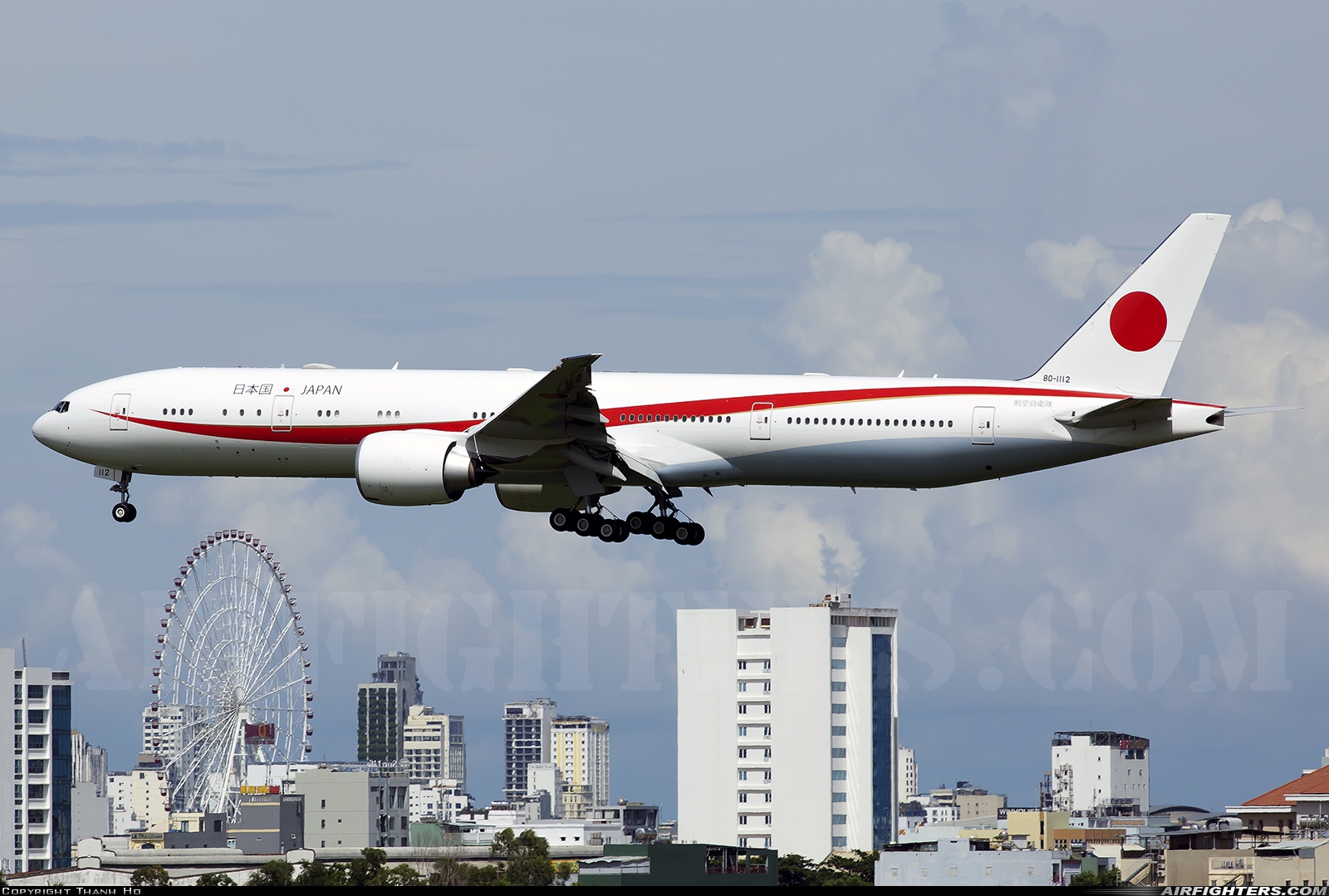 Photo ID 278537 by Thanh Ho. Japan Air Force Boeing 777 3SB ER, 80 1112