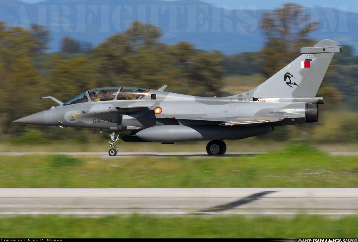 Photo ID 283098 by Alex D. Maras. Qatar Emiri Air Force Dassault Rafale DQ, QA204