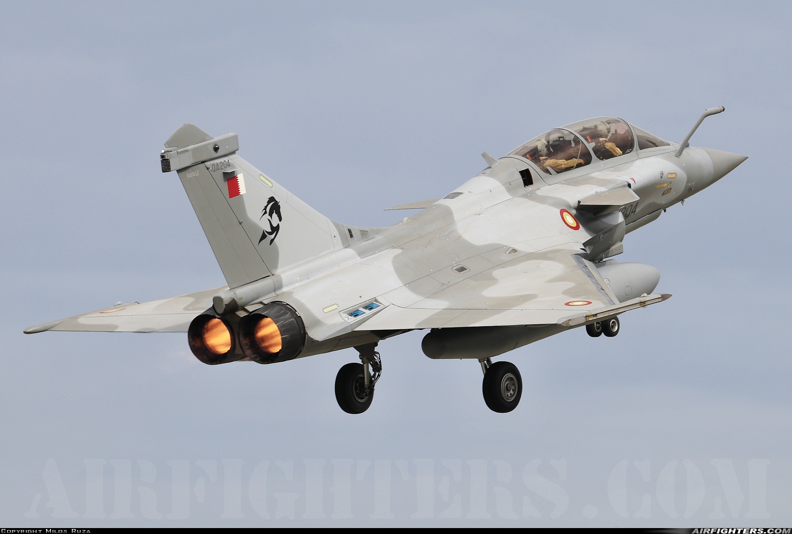 Photo ID 283088 by Milos Ruza. Qatar Emiri Air Force Dassault Rafale DQ, QA204