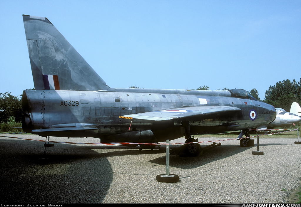 Photo ID 61472 by Joop de Groot. UK Air Force English Electric Lightning P1B, XG329